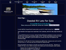 Tablet Screenshot of deededrvlots.com
